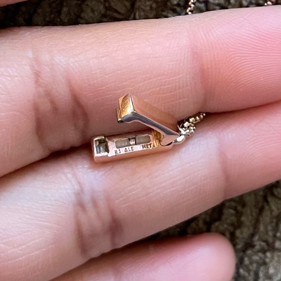 Pandora 14k Gold Plated Reflexion Mesh Bracelet w/ Pandora Charms & Safely Chain - Picture 5 of 15